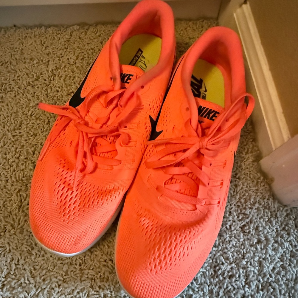 Nike Orange Lightweight Running Sneakers